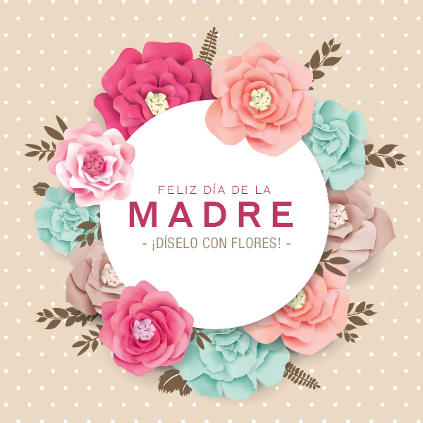 Diselo con flores