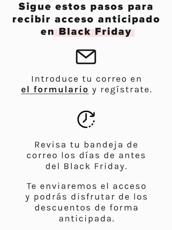 Formulario para recibir acceso anticipado